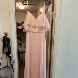 Kanali K Style #1783 Petal Pink Floor Length Bridesmaid Dress *WORN ONCE*